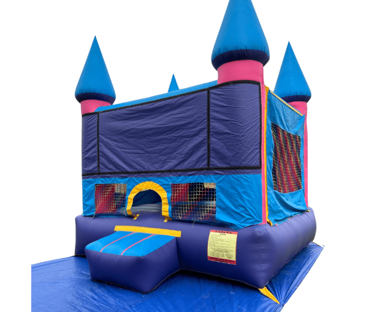 Pink&Blue Bounce Castle