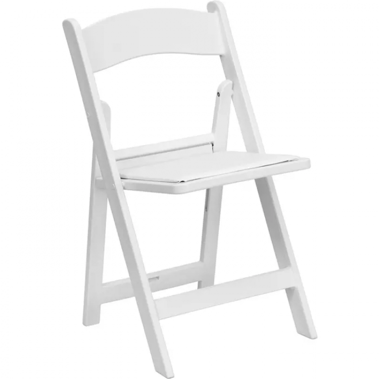 White garden chair